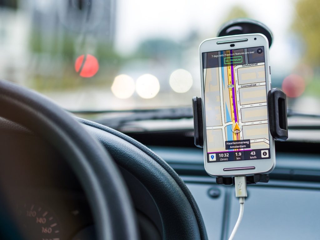 GPS on smartphone