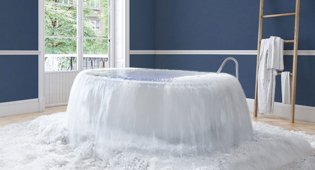 Overflowing Bathtub in Burnaby BC