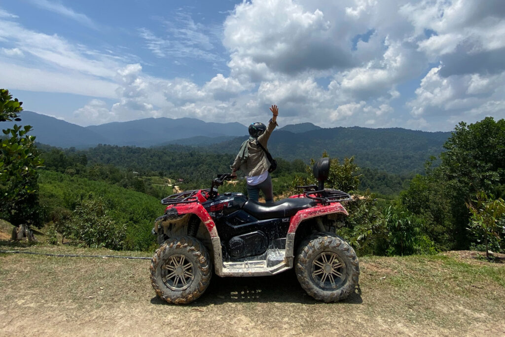 Many residents of British Columbia enjoy the great outdoors on off-road vehicles Many residents of British Columbia enjoy the great outdoors on off-road vehicles